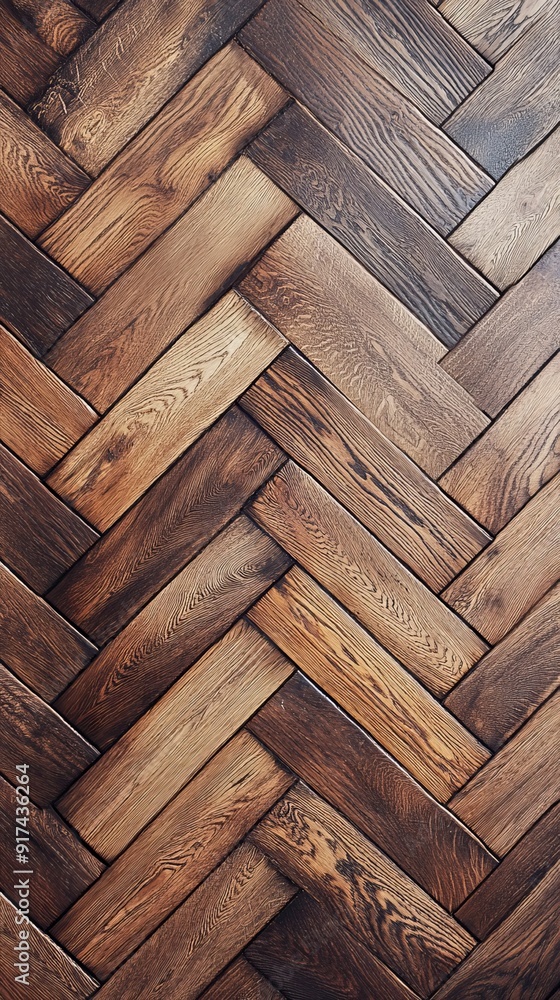 Wooden herringbone parquet floor pattern, warm Wooden herringbone parquet floor pattern, warm