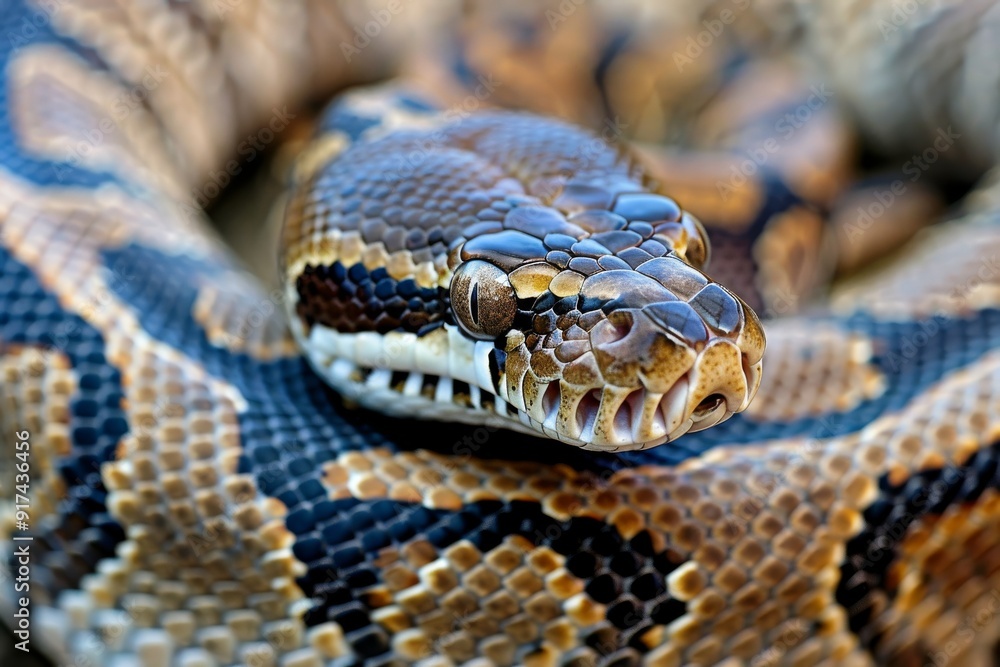 Close-up of a python in Central Kalahari. Beautiful simple AI generated image in 4K, unique. Close-up of a python in Central Kalahari. Beautiful simple AI generated image in 4K, unique.