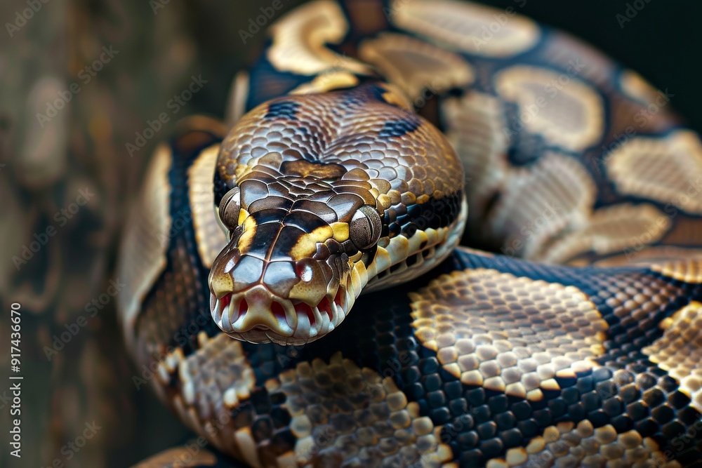 animal detail - close up macro photography of a python snake head with big eyes, outdoors in Africa with natural sunlight. Beautiful simple AI generated image in 4K, unique. animal detail - close up macro photography of a python snake head with big eyes, outdoors in Africa with natural sunlight. Beautiful simple AI generated image in 4K, unique.