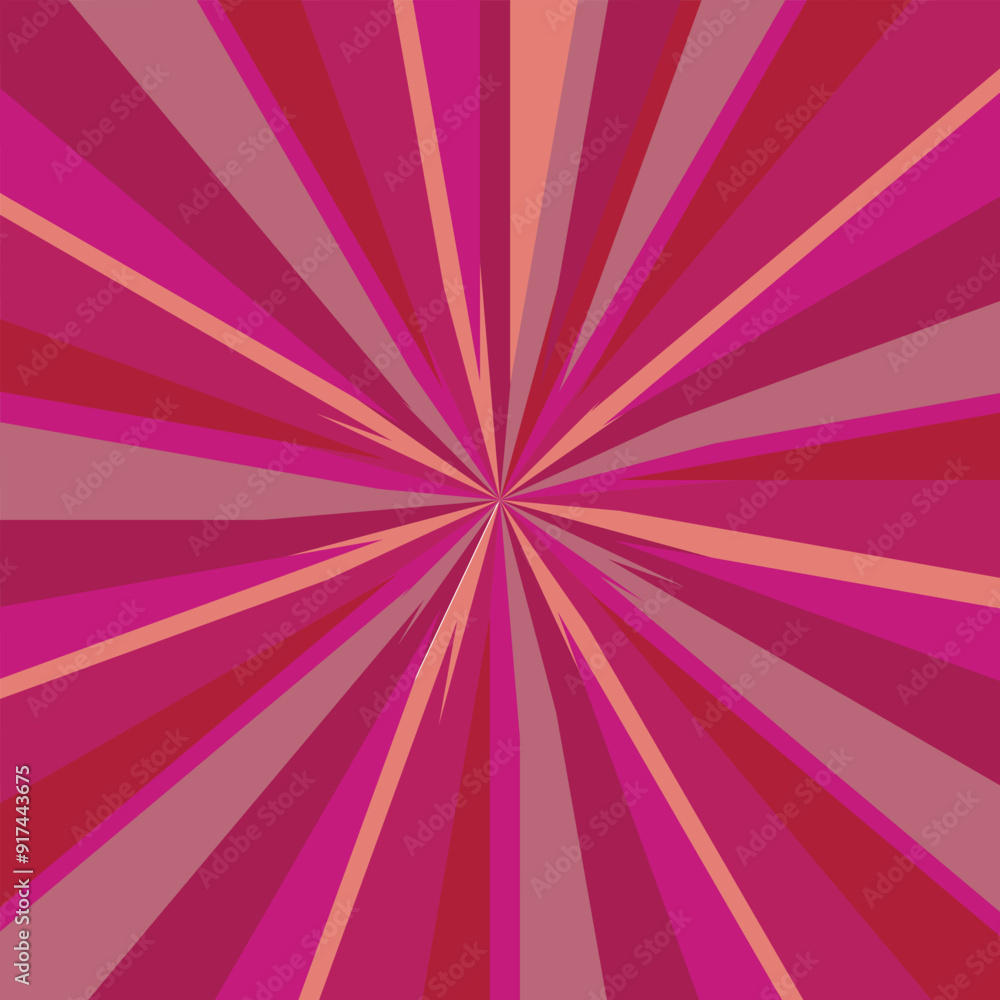 Pop art radial colorful comics book magazine cover. Striped color digital background. Cartoon funny retro pattern strip mock up. Vector halftone illustration. Sunburst, starburst shape Pop art radial colorful comics book magazine cover. Striped color digital background. Cartoon funny retro pattern strip mock up. Vector halftone illustration. Sunburst, starburst shape