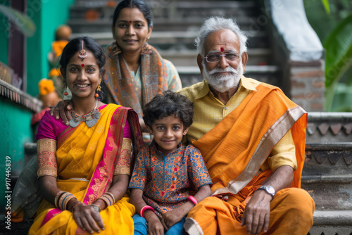 Celebrating Bonds, Indian Family Photo