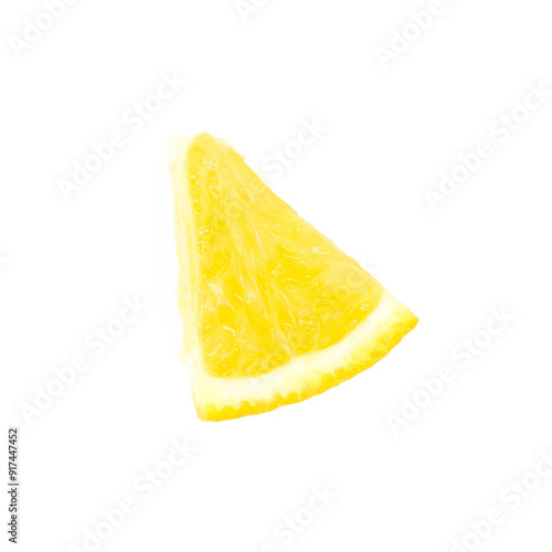 fruit orange little slice white background