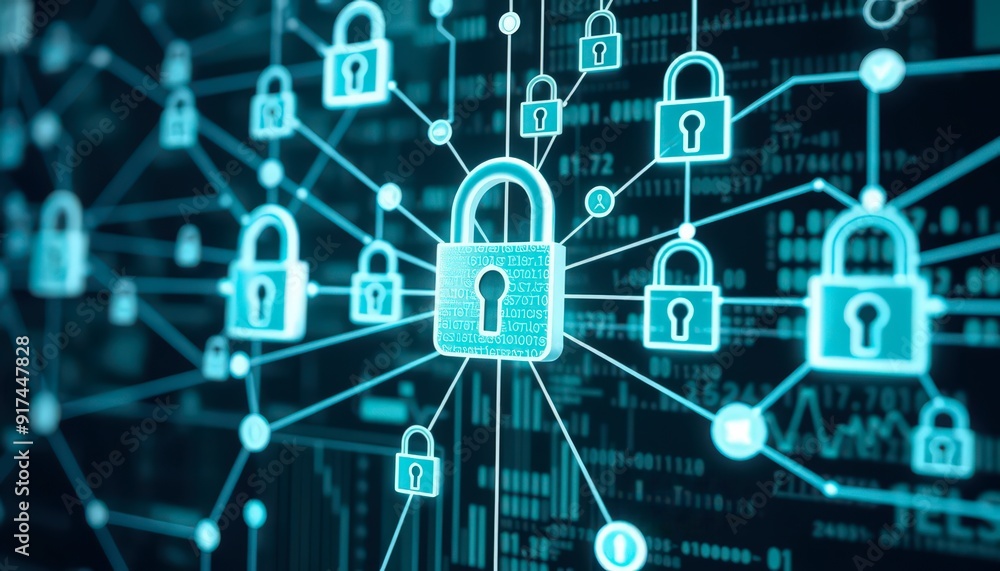 Cyber Security Network Concept. Cyber Security Network Concept.