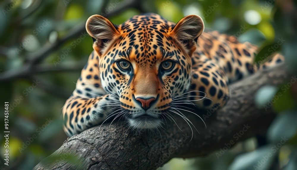 Leopard in the Jungle. Leopard in the Jungle.