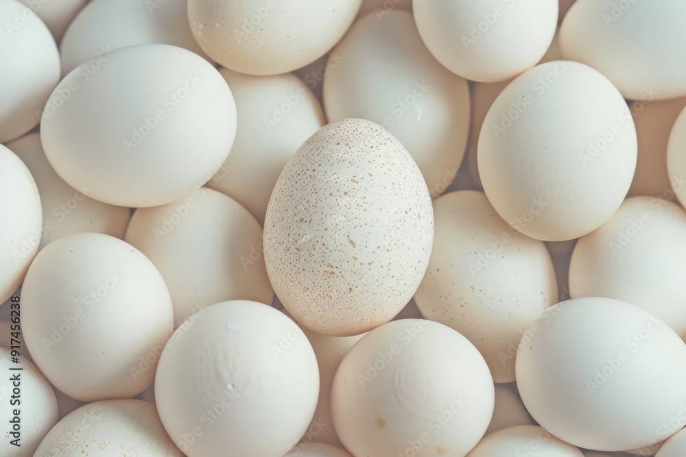 Close-up image of chicken eggs neatly arranged in a carton. The eggs are brown and white.. Beautiful simple AI generated image in 4K, unique. Close-up image of chicken eggs neatly arranged in a carton. The eggs are brown and white.. Beautiful simple AI generated image in 4K, unique.