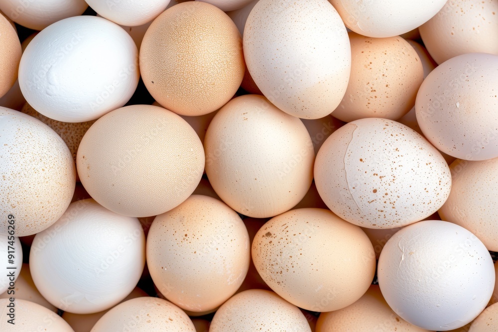 Tray of white fresh eggs close-up on a cardboard form. Agricultural industry. Beautiful simple AI generated image in 4K, unique. Tray of white fresh eggs close-up on a cardboard form. Agricultural industry. Beautiful simple AI generated image in 4K, unique.