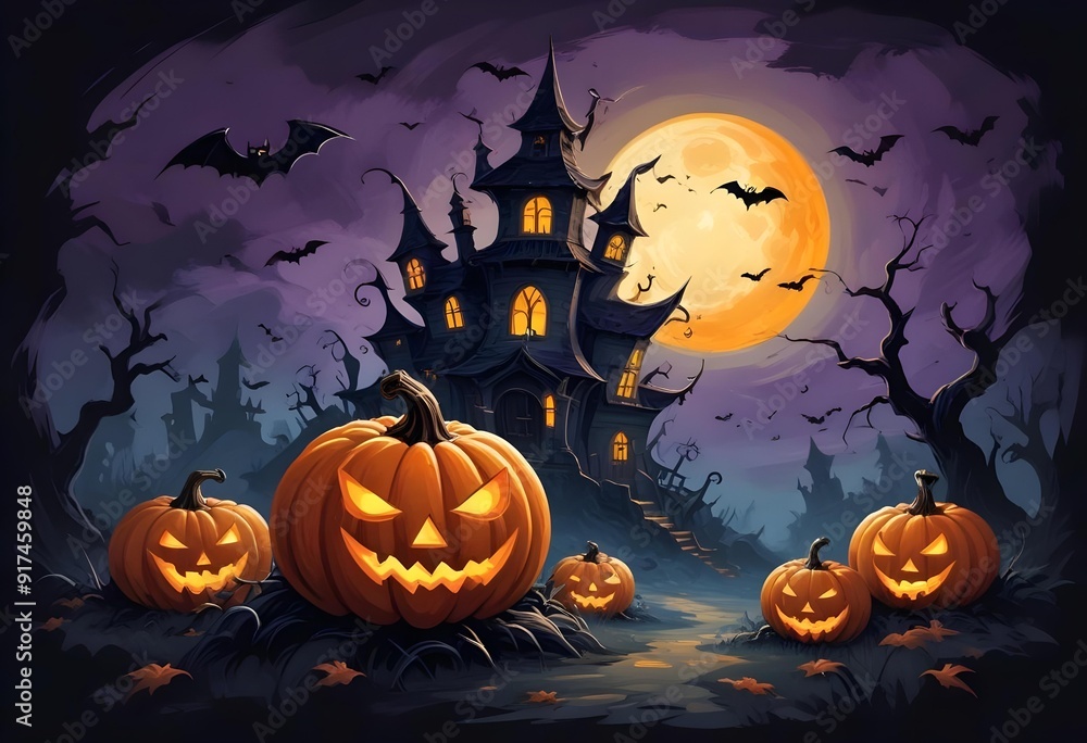 Halloween pumpkin image vector for t-shirt design Halloween pumpkin image vector for t-shirt design