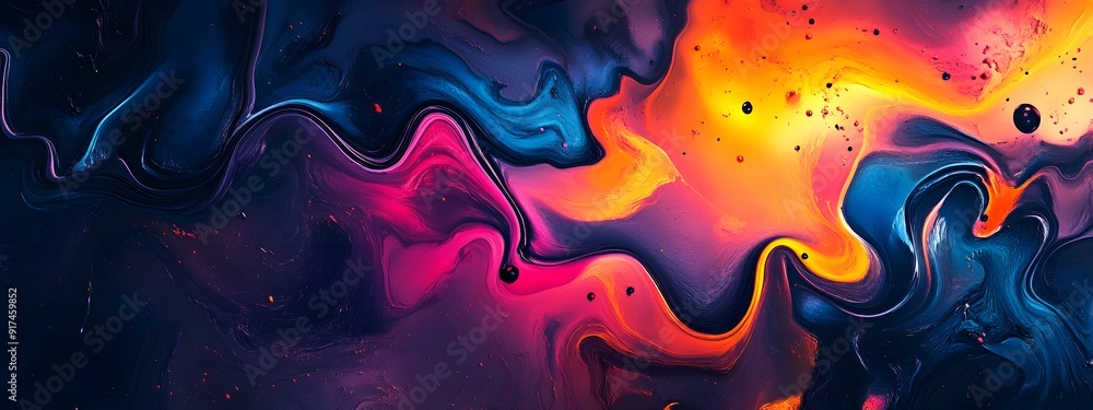 Abstract background with colorful liquid shapes and fluid patterns, glowing colors and dynamic forms. The illustration depicts an artistic background for design Abstract background with colorful liquid shapes and fluid patterns, glowing colors and dynamic forms. The illustration depicts an artistic background for design