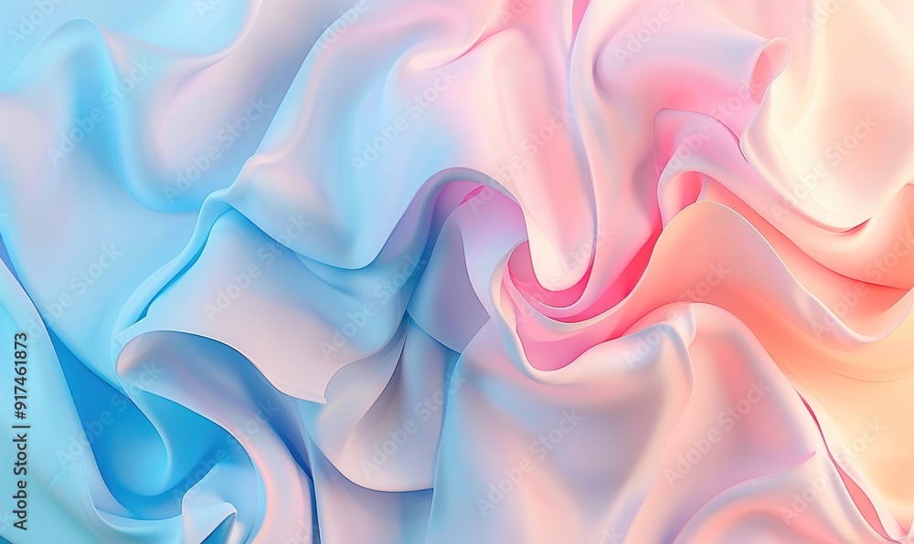 Obraz premium abstract wave background with smooth gradients bright colors dynamic elegant modern Generate AI