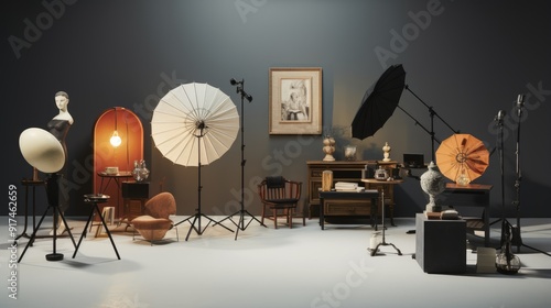 Indoor studio of photography