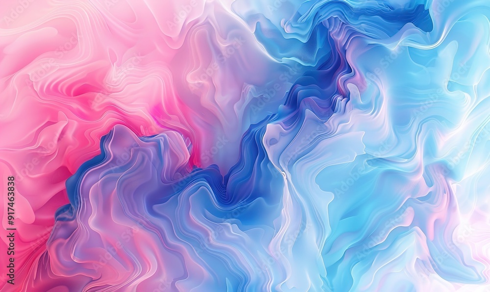 Fototapeta premium abstract wave background with smooth gradients bright colors dynamic elegant modern Generate AI