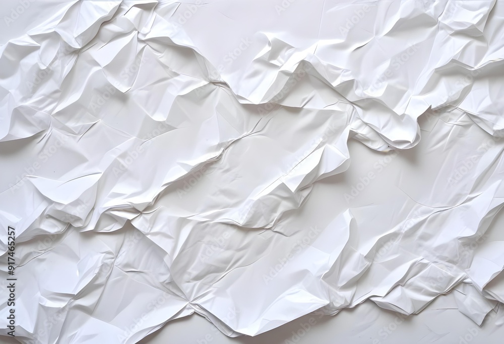 Crumpled white paper texture Crumpled white paper texture