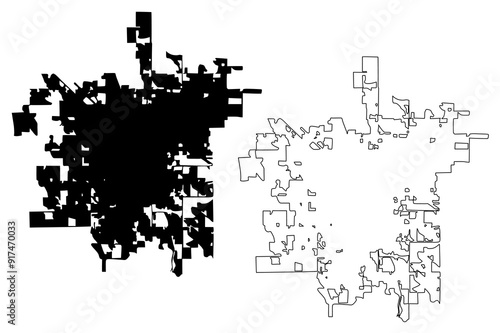 Obraz na plátně Nampa City, Idaho (United States cities, United States of America, us, usa city)