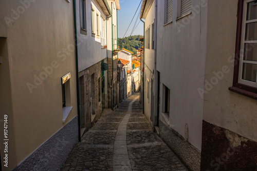 Fototapeta Naklejka Na Ścianę i Meble -  Old Town of the Famous Portuguese Town of Lamego