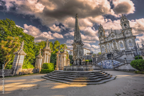 Sanctuary of Our Lady of Good Remedy in the Portuguese Town of Lamego