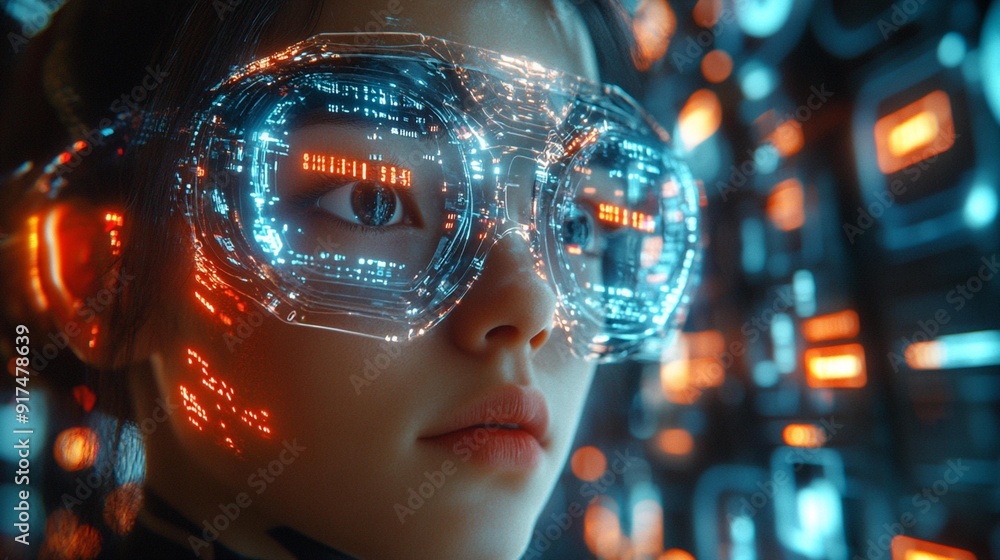 Skilled Cyberpunk Hacker in Futuristic Setting with Holographic Interfaces and Intricate Code, Generative AI Skilled Cyberpunk Hacker in Futuristic Setting with Holographic Interfaces and Intricate Code, Generative AI