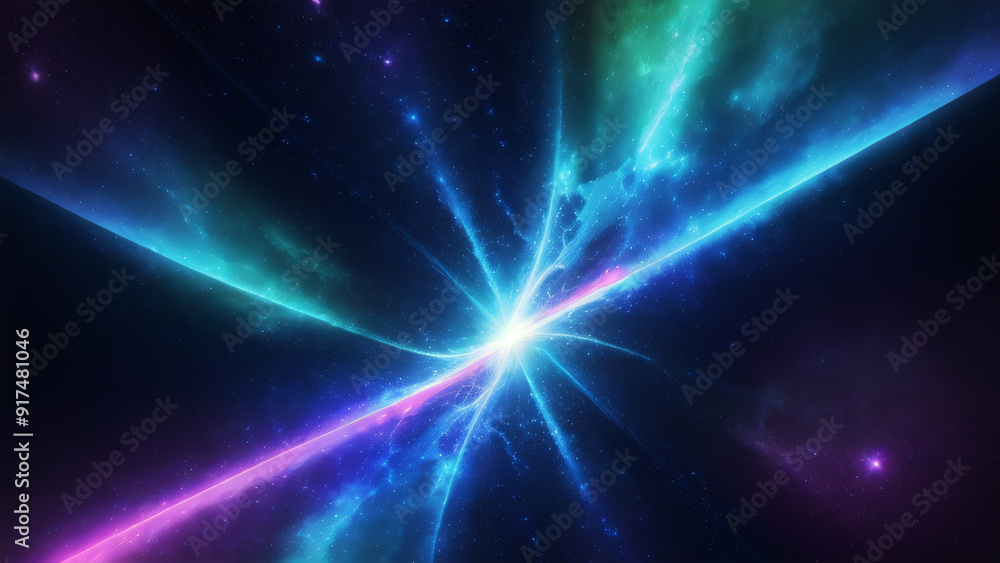Abstract blue background with neon rays, flashes of light, faces, lines. cosmic abstract background of the substrate. Abstract blue background with neon rays, flashes of light, faces, lines. cosmic abstract background of the substrate.