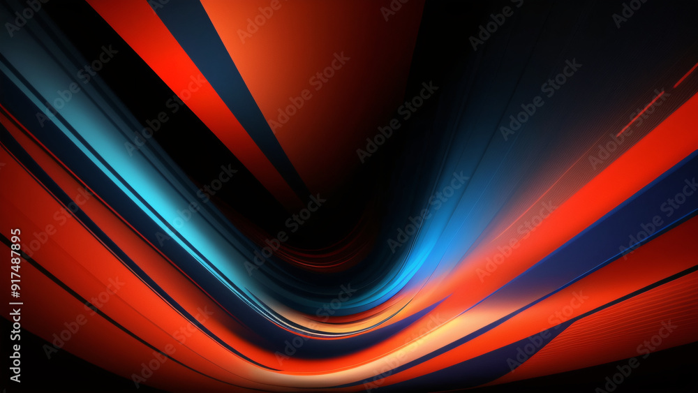 Grainy noisy poster background, dark blue orange red color wave black backdrop abstract header banner design. Grainy noisy poster background, dark blue orange red color wave black backdrop abstract header banner design.