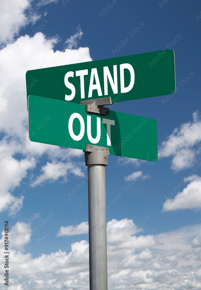 stand out sign stand out sign