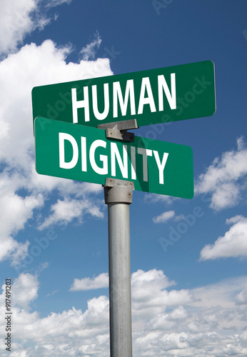 human dignity sign