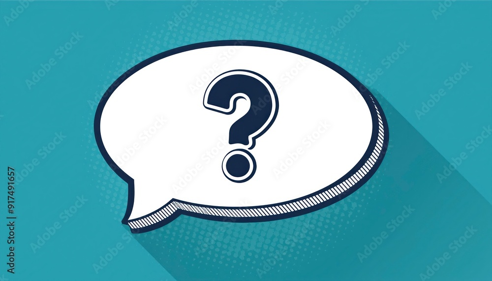 Question mark and speech bubble background Question mark and speech bubble background