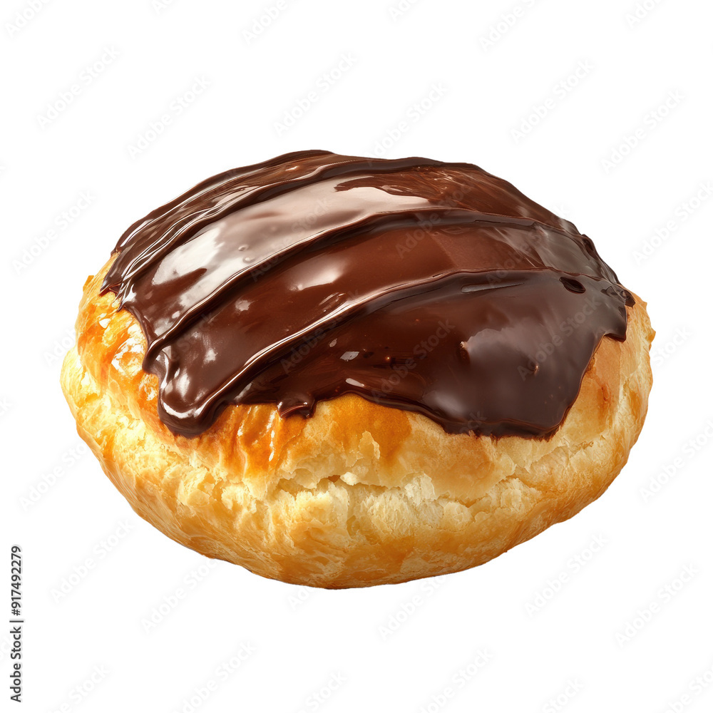 Chocolate Pastry Isolated on a Transparent Background Chocolate Pastry Isolated on a Transparent Background