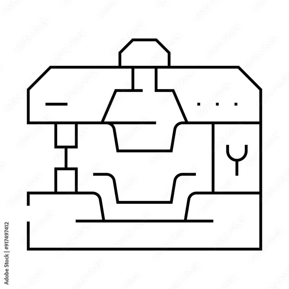 production goods line icon vector. production goods sign. isolated contour symbol black illustration production goods line icon vector. production goods sign. isolated contour symbol black illustration