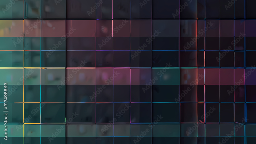 abstract background featuring a grid of squares, each filled with different textures and gradients abstract background featuring a grid of squares, each filled with different textures and gradients