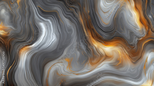 Smoky quartz marbled paper background