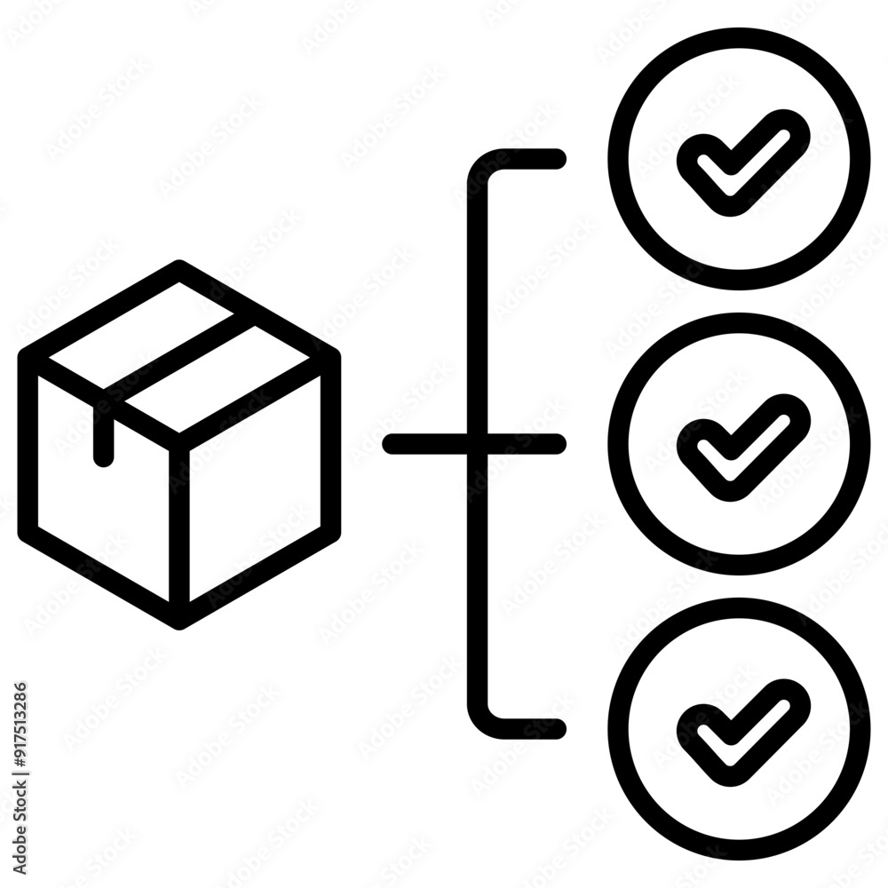 Fototapeta premium Product management icon