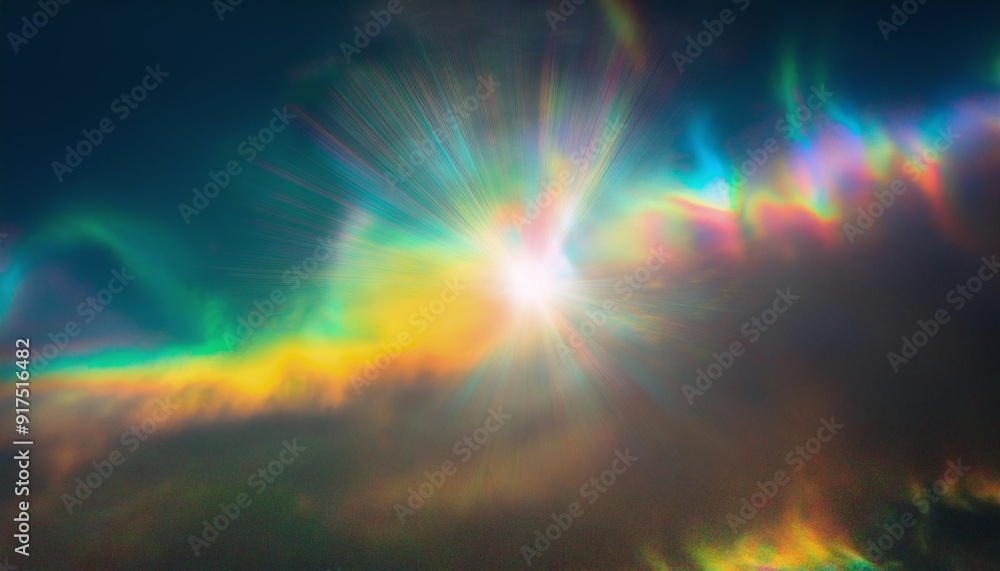 Fototapeta premium 抽象的な空のイメージ