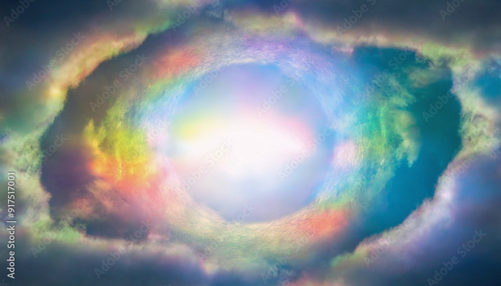 Fototapeta premium 抽象的な空のイメージ