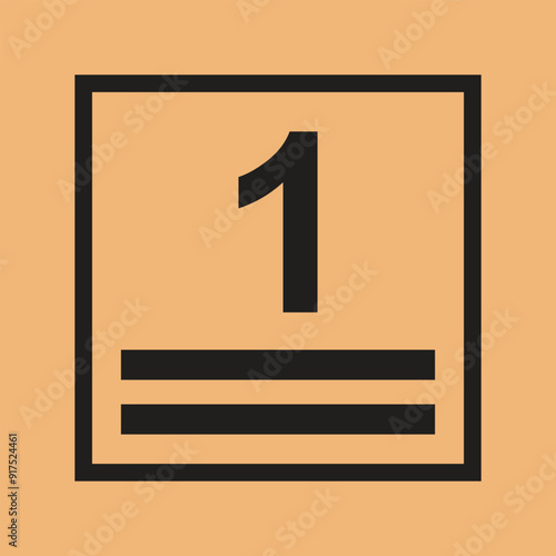 Vector Maximum Stack Icon Symbol For Packaging
