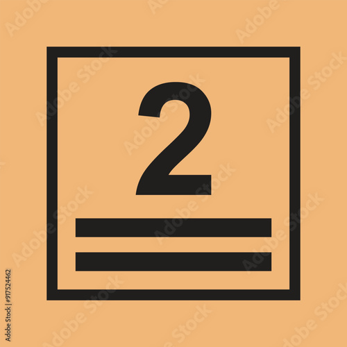 Vector Maximum Stack Icon Symbol For Packaging