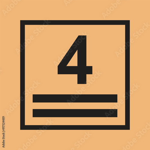 Vector Maximum Stack Icon Symbol For Packaging