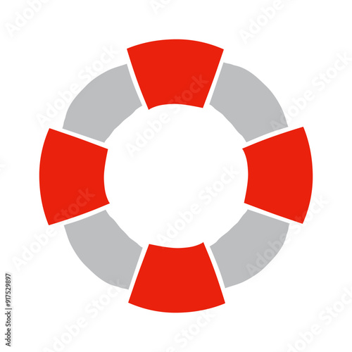 Lifebuoy icon template