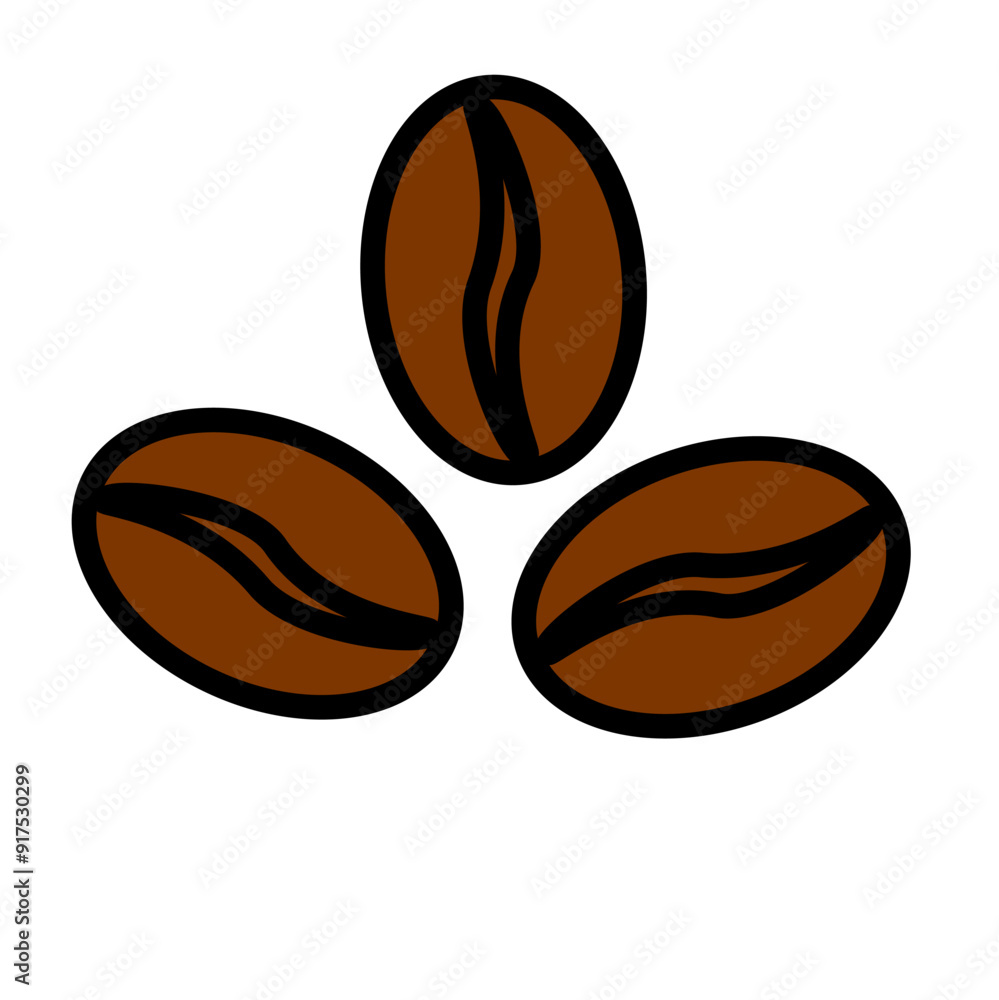 Obraz premium Coffee Beans Icon