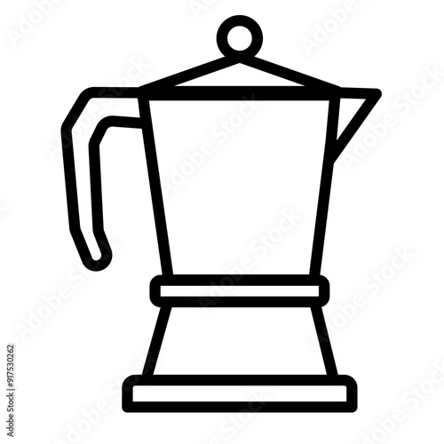 Compact Moka Pot Icon