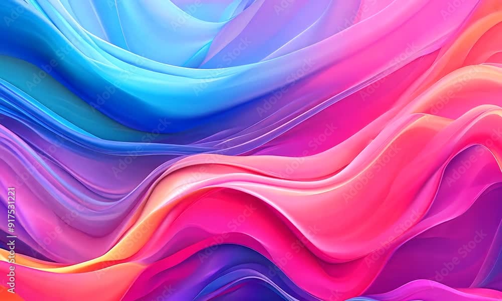 Abstract Colorful Waves Abstract Colorful Waves