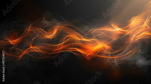 sparkles flames in a dark background created a warm, inviting atmosphere