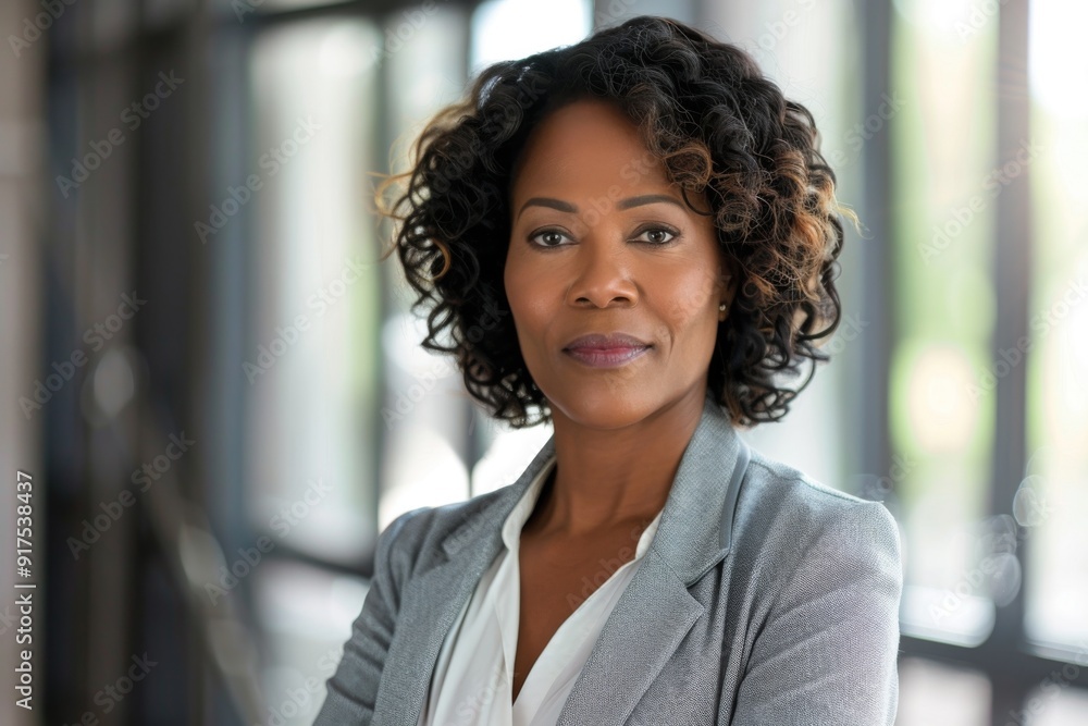 Portrait of a middle aged female accountant Portrait of a middle aged female accountant