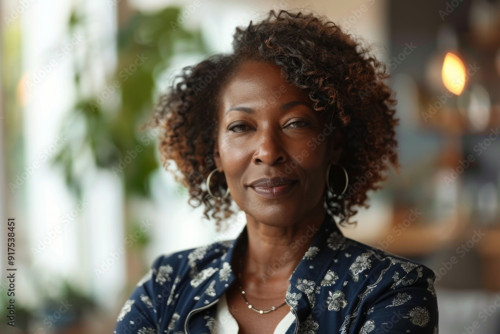 Portrait of a middle aged female accountant Portrait of a middle aged female accountant