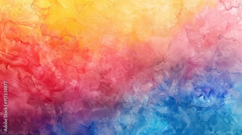 abstract rainbow watercolor background