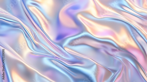 Iridescent liquid texture background