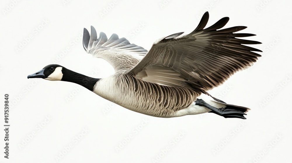A Canadian Goose in Flight A Canadian Goose in Flight