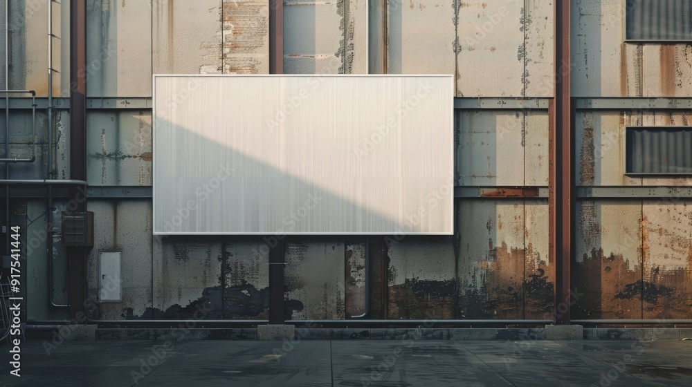 A blank billboard A blank billboard