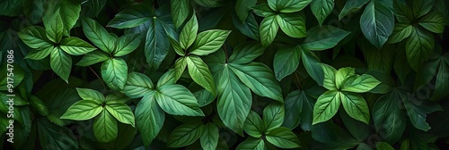 green leaves background