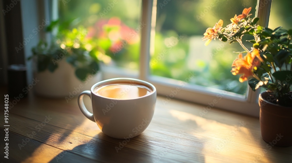 Morning Coffee by the Window. Morning Coffee by the Window.