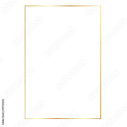 Gold frame border