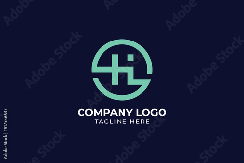 letter H financial growth logo design vector,  creative and minimalist growth finance logo design inspiration